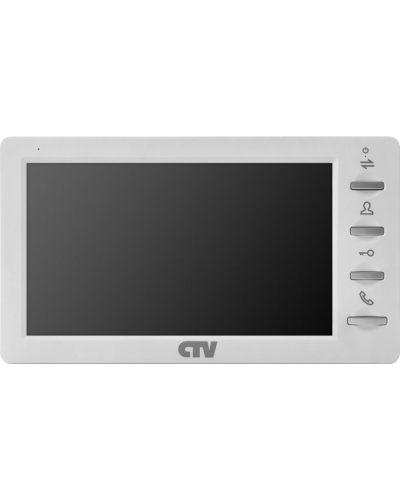 Монитор видеодомофона CTV-M1701 Plus (белый) в Санкт-Петербурге Абонентские IP устройства Pintop.ru