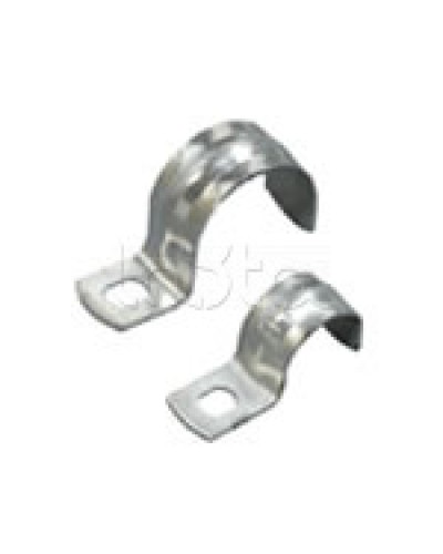 Скоба оцинкованная с одним отверстием для трубы D60-63 мм, м.о. 8,5-6,0мм (1уп=50шт) Экопласт (43760P) в Санкт-Петербурге Держатели, клипсы, скобы Pintop.ru
