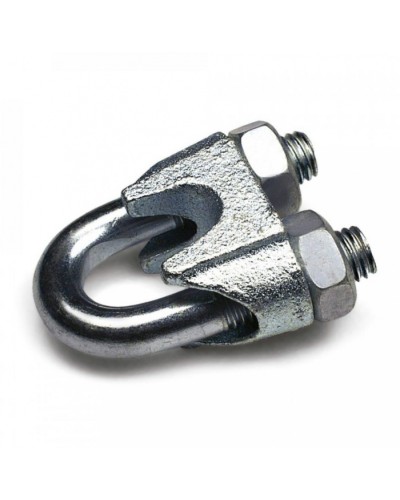 Зажим троса одинарный D6мм тип Слоник DIN 741 (100 шт/уп) Промрукав (PR08.3894) в Санкт-Петербурге Держатели, клипсы, скобы Pintop.ru