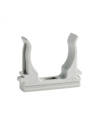 CF32G Держатель (клипса), без галогена, для труб D32мм (10шт) Экопласт (41732-10HF) в Санкт-Петербурге Держатели, клипсы, скобы Pintop.ru