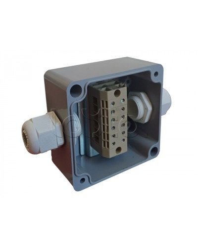 Коробка пылевлагонепроницаемая клеммная G366 А К 10 мм2 АЯКС IP66/IP65, 82x80x55 Магнито-контакт в Санкт-Петербурге Распределительные коробки Pintop.ru