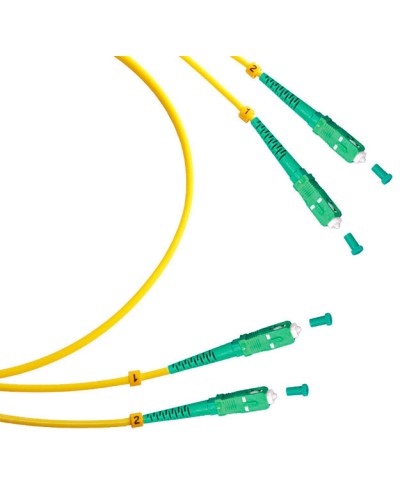 Шнур оптический duplex SC/APC-SC/APC 9/125 sm 10м LSZH Cabeus FOP(d)-9-SC/APC-SC/APC-10m в Санкт-Петербурге Патч-корды оптические Pintop.ru