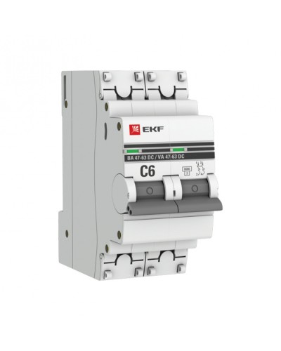 Дифференциальный автомат АВДТ-63 10А/30мА (характеристика C, электронный, тип АС) 6кА EKF (DA63-10-30e-AC) в Санкт-Петербурге Электротехническое оборудование Pintop.ru