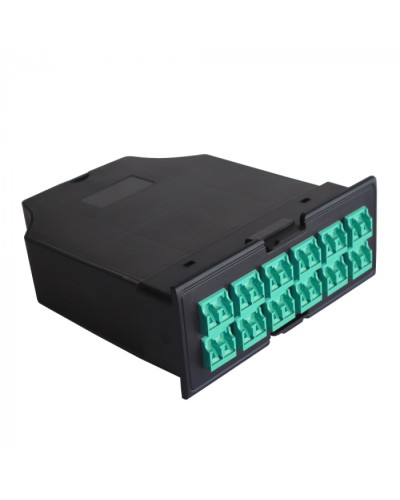 MPO кассета OM3, для LAN-FRM-PP-STP/1U, 24xLC, тип B, черная LANMASTER (LAN-FRM-IN-2MB-24LC/OM3) в Санкт-Петербурге Патч-корды оптические Pintop.ru