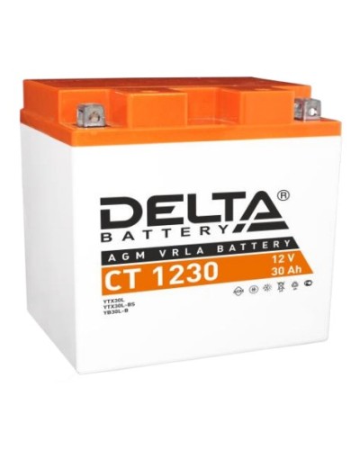 Аккумулятор АКБ 12 - 30 Delta CT 1230 в Санкт-Петербурге Электротехническое оборудование Pintop.ru