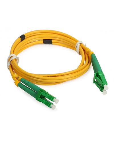 Шнур оптический duplex LC/APC-LC/APC 9/125 sm 1,5м LSZH Cabeus FOP(d)-9-LC/APC-LC/APC-1,5m в Санкт-Петербурге Патч-корды оптические Pintop.ru