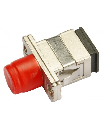 Соединитель проходной SC-FC, SM(для одномодового кабеля), D-тип Cabeus SC-FC-SM в Санкт-Петербурге Проходные адаптеры и розетки оптические Pintop.ru