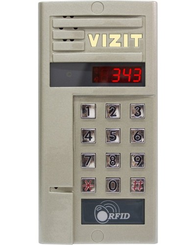 Блок вызова Vizit БВД-343FCPW в Санкт-Петербурге Блоки вызова многоабонентные Pintop.ru