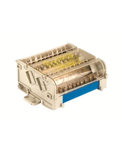 Блок распределительный на DIN рейку 2р 125А, 7х6мм 2х7,5мм 2x9мм DKC BD125112 в Санкт-Петербурге Аксессуары для лотков Pintop.ru