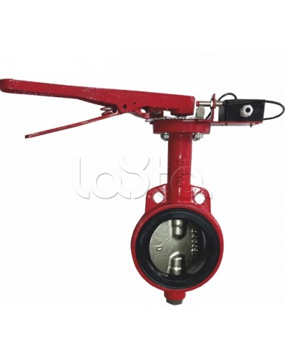 Затвордисковый с ручным приводом с контролем положения УКПЗА Спецавтоматика 3т 200/1,6(Р)-Ф.У3.1-АМК-200v2 в Санкт-Петербурге Затворы дисковые Pintop.ru