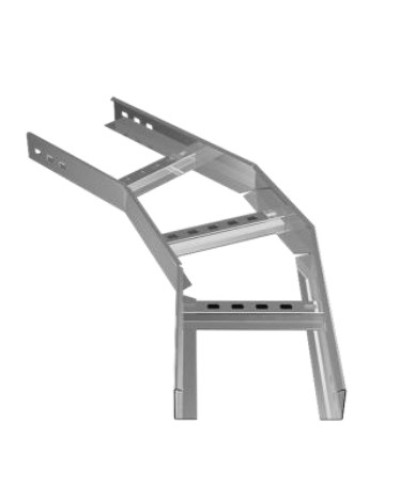 Угол горизонтальный 45° 200х100 (1,2) для лестничного лотка ПожТехКабель (650-319) в Санкт-Петербурге Кабельные лотки Pintop.ru