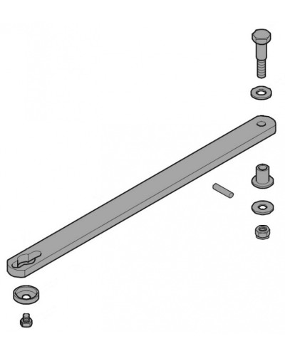 Рычаг прямой с креплением F7024N Came 119RID292 в Санкт-Петербурге Запчасти для шлагбаумов и автоматики Pintop.ru