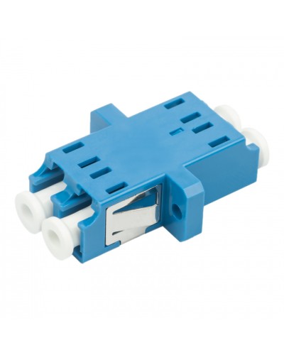 Адаптер оптический проходной LC-LC, OS2, дуплекс (duplex), синий Datarex DR-541102 в Санкт-Петербурге Коммутационные изделия Pintop.ru