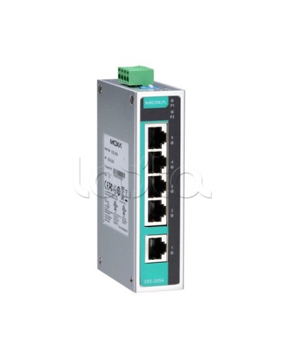 Коммутатор неуправляемый промышленный 5-портовый Moxa EDS-205A-T в Санкт-Петербурге Коммутаторы Pintop.ru