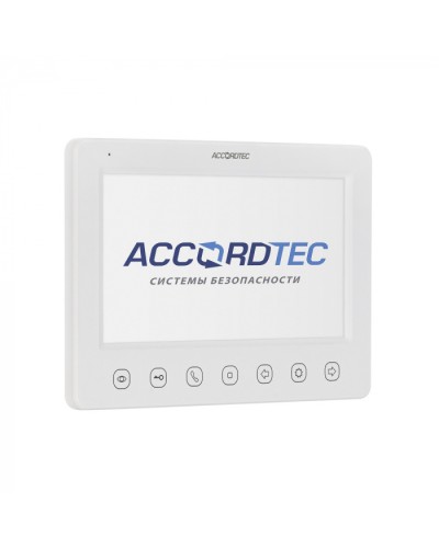 Монитор видеодомофон AccordTec AT-VD 751C/M/SD WH в Санкт-Петербурге Абонентские IP устройства Pintop.ru