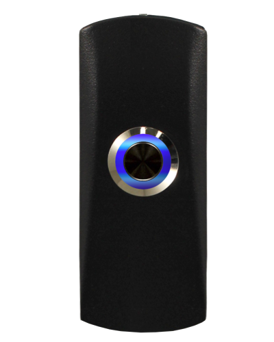 Накладная кнопка выхода с подсветкой Tantos TS-CLICK light (черный) в Санкт-Петербурге Кнопки выхода Pintop.ru