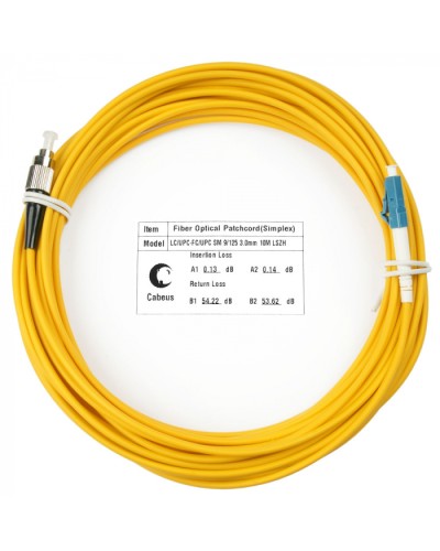 Шнур оптический simplex LC-FC 9/125 sm 20м LSZH Cabeus FOP(s)-9-LC-FC-20m в Санкт-Петербурге Патч-корды оптические Pintop.ru