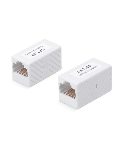 Проходной адаптер RJ45-RJ45 (CA-8P8C-C5E) Пожтехкабель СКС (202-029) категория 5е, неэкранированный в Санкт-Петербурге Проходные адаптеры Pintop.ru