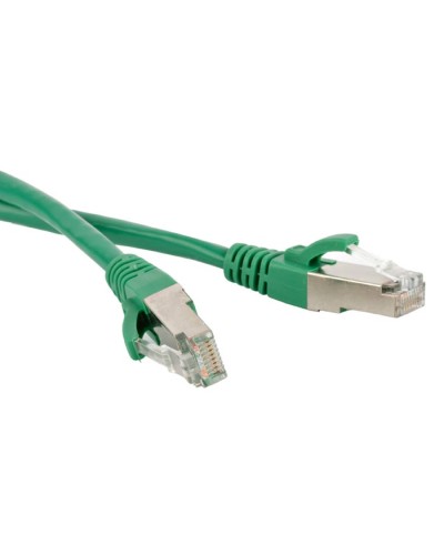 Патч-корд F/UTP Hyperline PC-LPM-STP-RJ45-RJ45-C6-1M-LSZH-GN в Санкт-Петербурге Патчкорды (медные) Pintop.ru