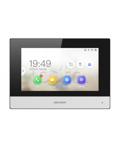 IP видеодомофон сенсорный Hikvision DS-KH6320-TDE1 в Санкт-Петербурге Абонентские IP устройства Pintop.ru