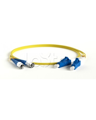 Патч-корд волоконно-оптический Hyperline FC-D2-9-FC/UR-LC/UR-H-3M-LSZH-YL в Санкт-Петербурге Патч-корды оптические Pintop.ru