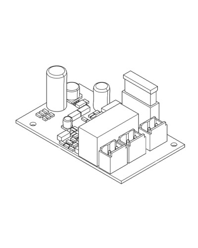 Came LB39 (002LB39) - Плата аварийного питания для подключения и зарядки 2 аккумуляторов, 12 В - 7 Ач в Санкт-Петербурге Запчасти для шлагбаумов и автоматики Pintop.ru