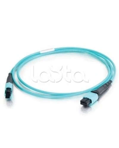 Патч-корд волоконно-оптический Hyperline FHD-MC3-503-MPOF12/PS-MPOF12/PS-B-15M-LSZH-AQ в Санкт-Петербурге Патч-корды и пигтейлы Pintop.ru