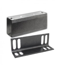 Замок электромагнитный Олевс М1-150 с уголком серебряный антик