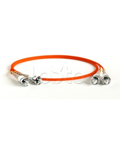 Патч-корд волоконно-оптический Hyperline FC-D2-50-ST/PR-ST/PR-H-1M-LSZH-OR в Санкт-Петербурге Патч-корды оптические Pintop.ru