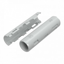 Муфта разборная d16 мм атмосферостойкая серая (100шт/1200шт уп/кор) Промрукав (PR13.0409)