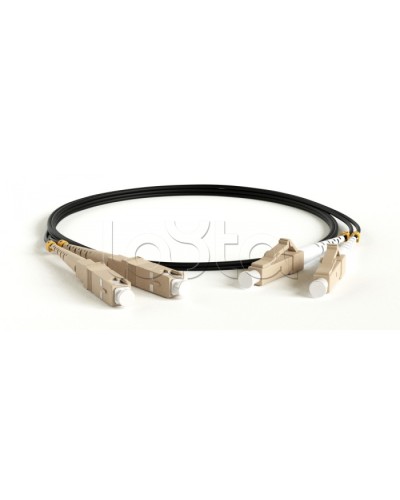 Патч-корд волоконно-оптический Hyperline FC-D2-50-LC/PR-LC/PR-H-3M-LSZH-BK в Санкт-Петербурге Патч-корды оптические Pintop.ru