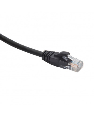 Шнур коммутационный U/UTP категория 5e LSZH нг(А)-HF 10,0 м, черный Datarex DR-181920 в Санкт-Петербурге Патчкорды (медные) Pintop.ru