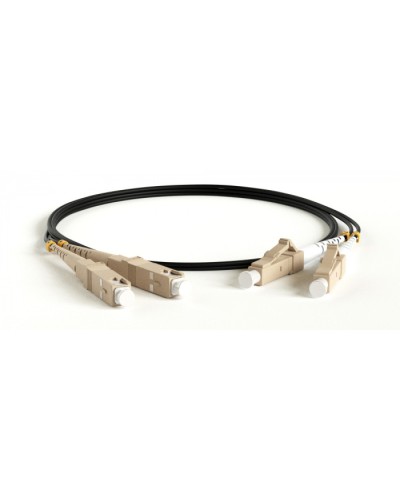 Патч-корд волоконно-оптический Hyperline FC-D2-50-LC/PR-LC/PR-H-20M-LSZH-BK в Санкт-Петербурге Патч-корды оптические Pintop.ru