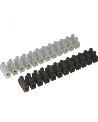 Клемник полипропилен черный, 12р,450V, 24A, 2.5мм.кв DKC 43112PL/R в Санкт-Петербурге Клеммные колодки Pintop.ru