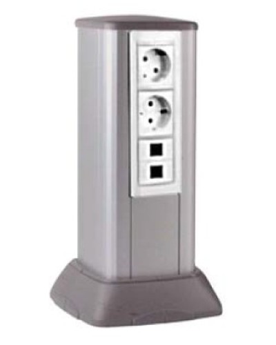 Миниколонна алюминиевая, 0.25м, цвет чёрный DKC (19523) в Санкт-Петербурге Аксессуары для кабель-канала Pintop.ru