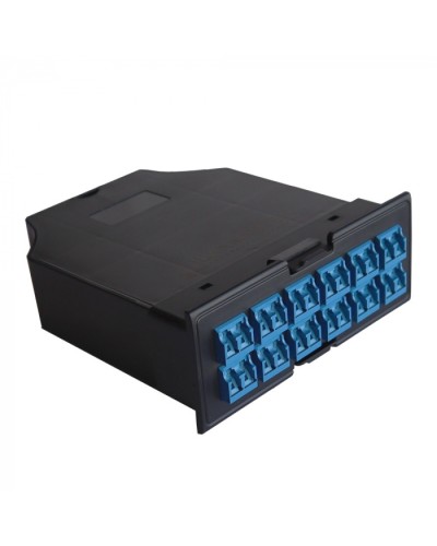 MPO кассета OS2, для LAN-FRM-PP-STP/1U, 24xLC, тип B, черная LANMASTER (LAN-FRM-IN-2MB-24LC/OS2) в Санкт-Петербурге Патч-корды оптические Pintop.ru