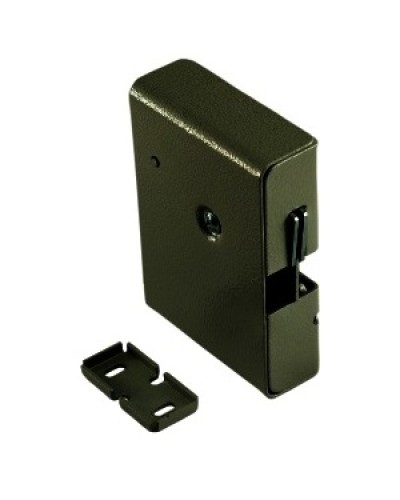 Замок электромеханический с толкателем и датчиком положения двери Promix-SM308.10.1 (черный) в Санкт-Петербурге Электромеханические замки Pintop.ru