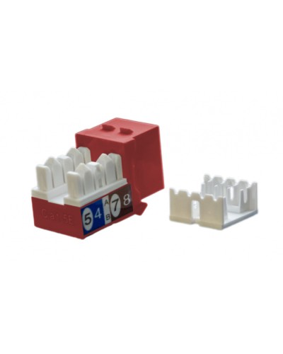 Вставка Hyperline (KJ9-8P8C-C5e-90-RD) в Санкт-Петербурге Коннекторы Pintop.ru