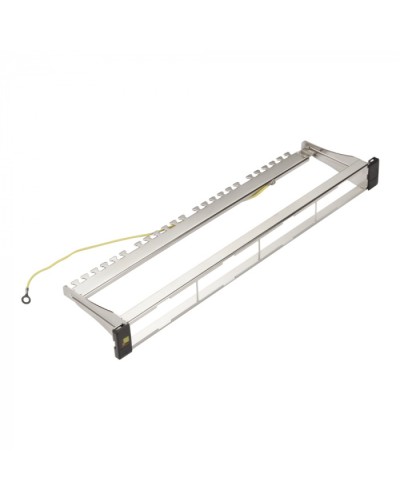 Панель модульная 19, экранированная, на 4 вставки, 1U LANMASTER LAN-FRM-PP-STP/1U в Санкт-Петербурге Коммутационные изделия Pintop.ru