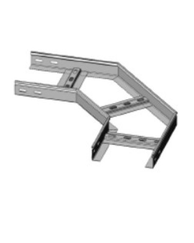 Угол горизонтальный 90° 200х100 (1,2) для лестничного лотка ПожТехКабель (650-519) в Санкт-Петербурге Кабельные лотки Pintop.ru