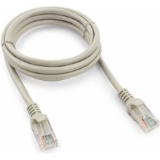 Патч-корд медный U/UTP, категория 5e, 26 AWG (0,48 мм), LSZH, серый, 0,5 м