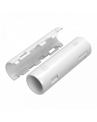 Муфта разборная d20 мм белая (70шт/840шт уп/кор) Промрукав (PR13.0418) в Санкт-Петербурге Повороты, муфты, тройники Pintop.ru