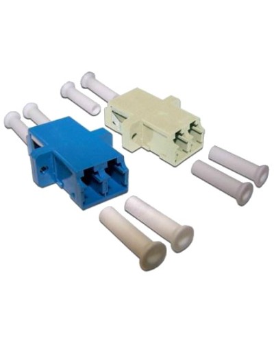 Адаптер оптический LANMASTER LC, OM4, корпус SC без фланцев, дуплексный LANMASTER LAN-2LCS/NF-AM-OM4 в Санкт-Петербурге Коммутационные изделия Pintop.ru