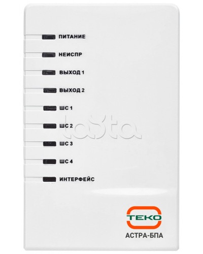 Блок сигнально-пусковой адресный Теко Астра-БПА в Санкт-Петербурге Приемно-контрольные приборы Pintop.ru