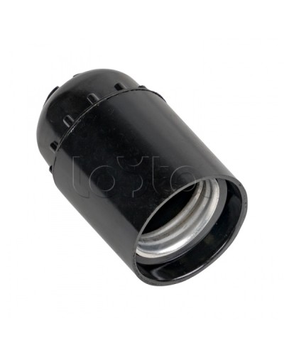 Патрон карболитовый подвесной Е27 черн. без наклейки EKF PROxima (LHC-E27-s) в Санкт-Петербурге Источники света(Лампы) Pintop.ru