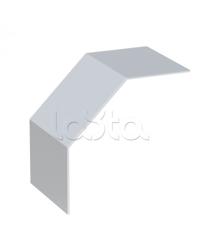 Крышка на угол 90 градусов вертикальный внешний лестничный усиленная 100x500 мм (2 мм) EKF (kvoltp90100500-2) в Санкт-Петербурге Аксессуары для лотков Pintop.ru