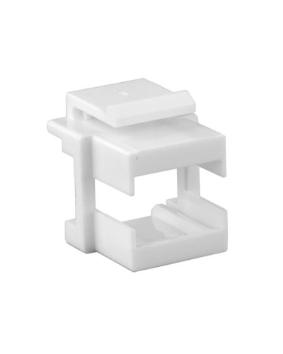 Вставка формата Keystone Jack, для проходного адаптера SC или dLC Hyperline (KJ1-SC/DLC-WH) в Санкт-Петербурге Модули Keystone Pintop.ru