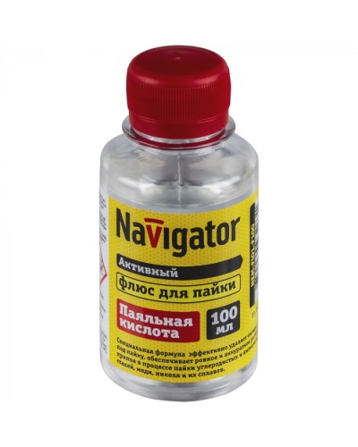 Флюс Navigator 93 263 NEM-Fl01-F100 (паяльная кислота, 100 мл) в Санкт-Петербурге Аксессуары для кабель-канала Pintop.ru