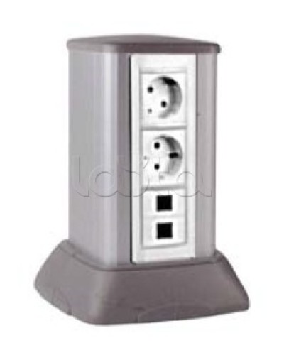 Миниколонна алюминиевая, 0.25 м DKC 19522 в Санкт-Петербурге Аксессуары для кабель-канала Pintop.ru