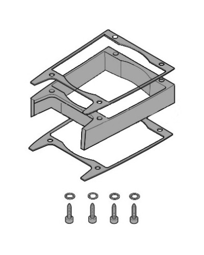 Удлинитель кожуха электродвигателя C-BXK, C-BXEK Came 119RICX043 в Санкт-Петербурге Запчасти для шлагбаумов и автоматики Pintop.ru